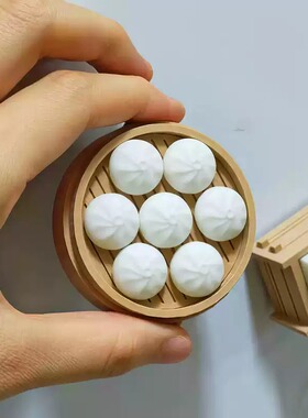 2026新款迷你包子饺子馒头冰箱贴