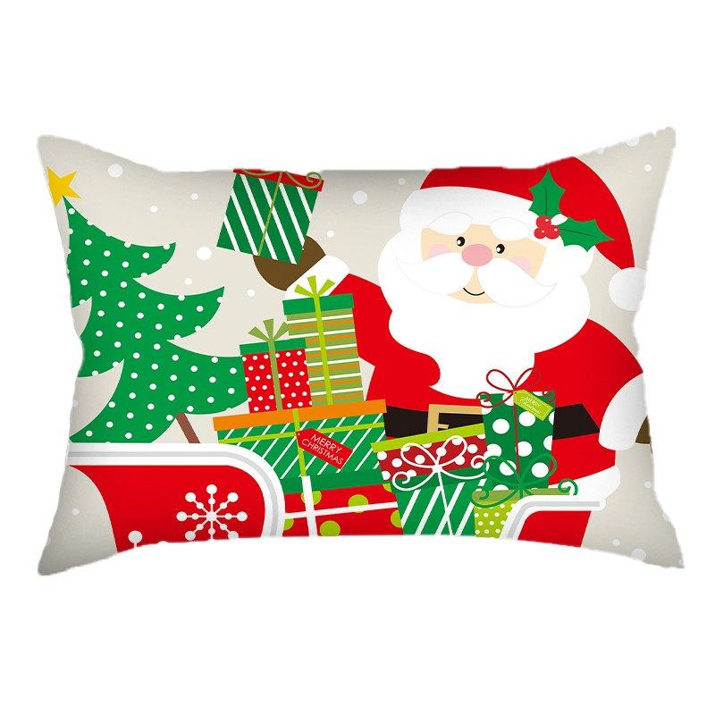 美式简约圣诞卡通人物长方形腰枕汽车座椅睡觉护腰卧室床上腰靠枕,淘宝优惠券,粉丝福利购,淘宝优惠卷