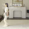 Dopamine cream style wool blend rug mat living room