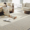 Dopamine cream style wool blend rug mat living room