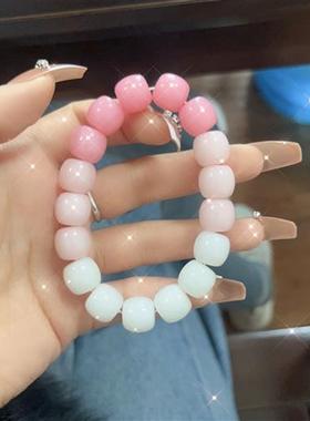 盘珠子小学生可盘手串可以盘的珠子手錬儿童盘珠手錬学生念珠手捻