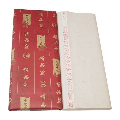 四尺聚文堂特制精品宣古法特种净皮国画书法创作安徽宣纸生宣包邮 - 图2