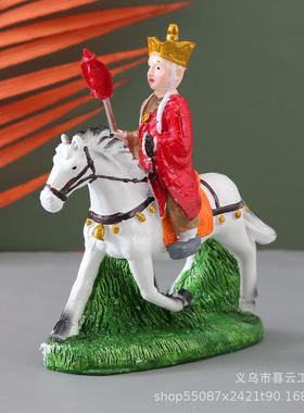 直销新款西游记四人齐天大圣孙悟空家居装饰汽车摆件学生毕业生日