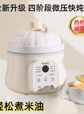 婴儿辅食微压陶瓷电炖锅