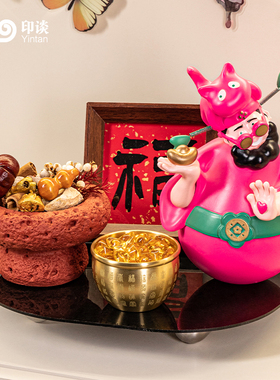 财神爷摆件招财进宝乔迁祝福礼物