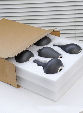 好货简约陶瓷花瓶五件套家居工艺品小花器简约玄关电视柜桌面摆件