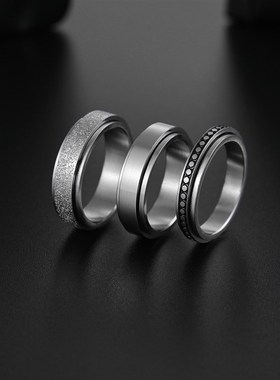 Anxiety Ring Figet Spinner Rings For Women & Men Stainless S
