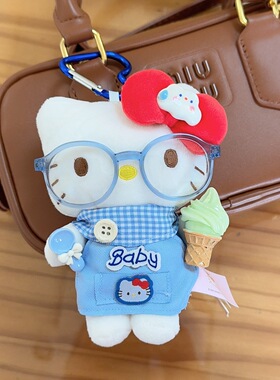 正版HelloKitty挂件-眼镜款