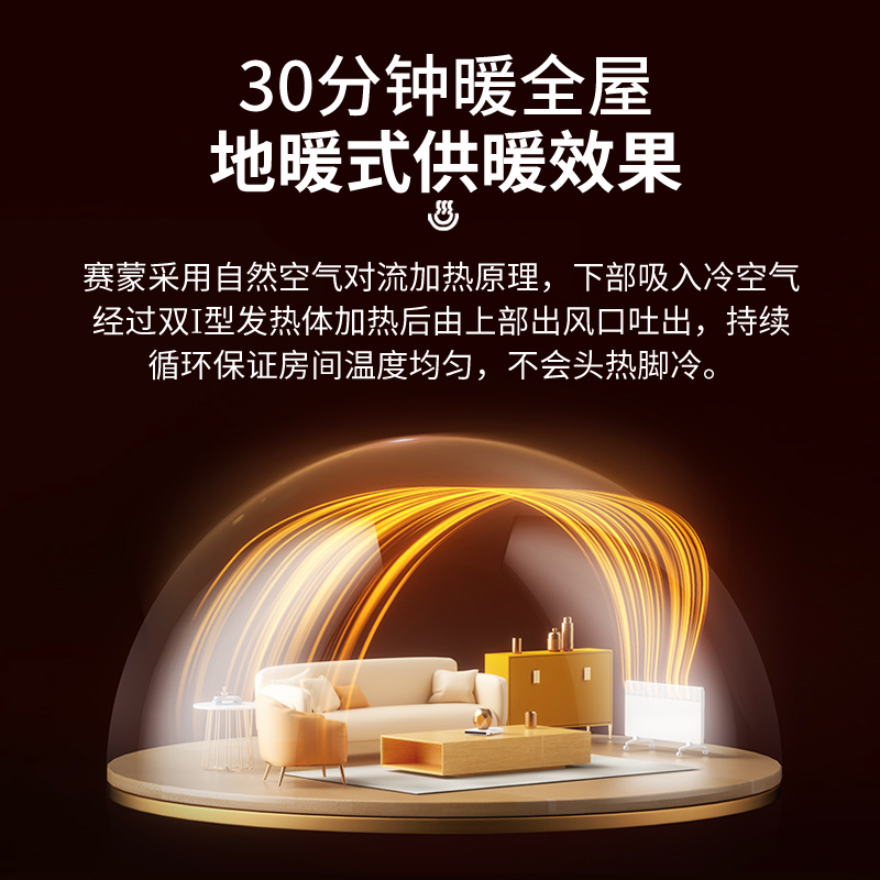 Thermor法国赛蒙原装进口电取暖器家用节能全屋速热大面积暖气片 - 图1