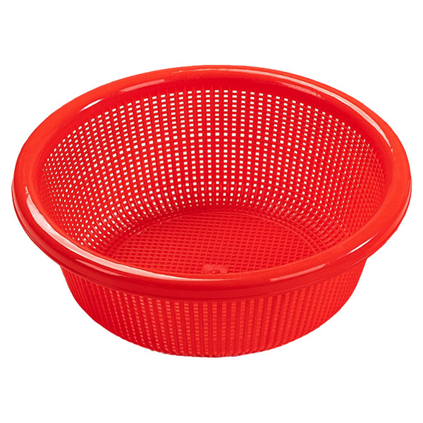 加厚洗菜篮厨房沥水篮塑料漏水筛圆形食堂餐饮商用塑料筛子收纳筐,淘宝优惠券,粉丝福利购,淘宝优惠卷