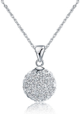 Copper Diamond Ball Pendant No Necklace Fashion Jewelry Vint