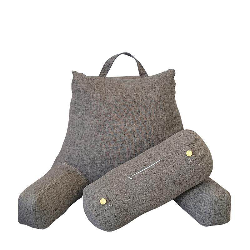 新款直销加厚仿棉麻抱枕跨境阅读枕亚马逊长脚靠垫沙发靠背纯色垫,淘宝优惠券,粉丝福利购,淘宝优惠卷