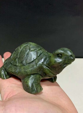 小乌龟天然石头摆件乌龟茶宠