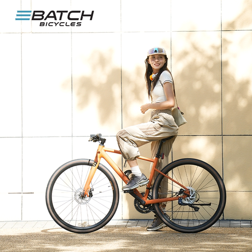 百琦(Batch) F1 平把公路车成人城市休闲学生通勤前后车灯自行车 - 图1