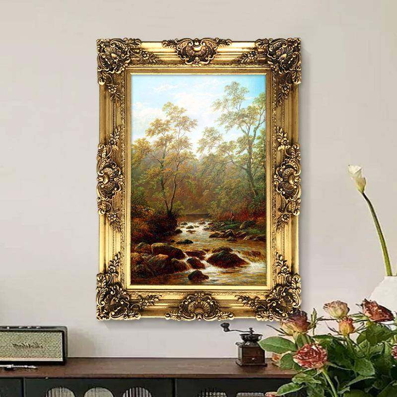 世界名画古典风画景画欧式油厅客装饰山水画美式玄关挂画壁画9745,淘宝优惠券,粉丝福利购,淘宝优惠卷