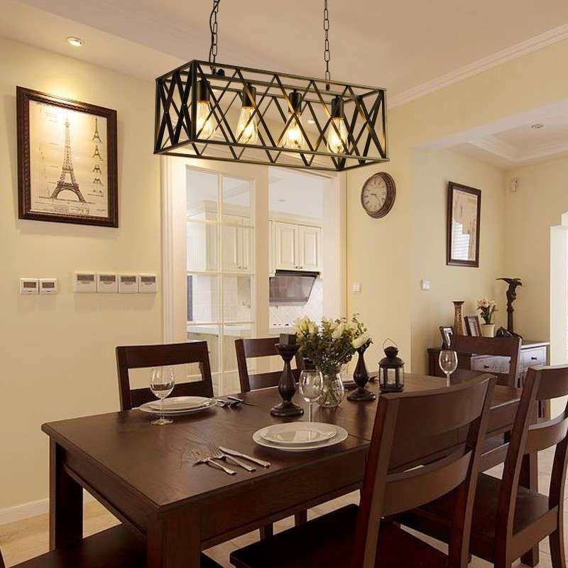 创意个性lot工业风铁黑长方形框铁艺餐厅过道色服905装店吧台f吊,淘宝优惠券,粉丝福利购,淘宝优惠卷