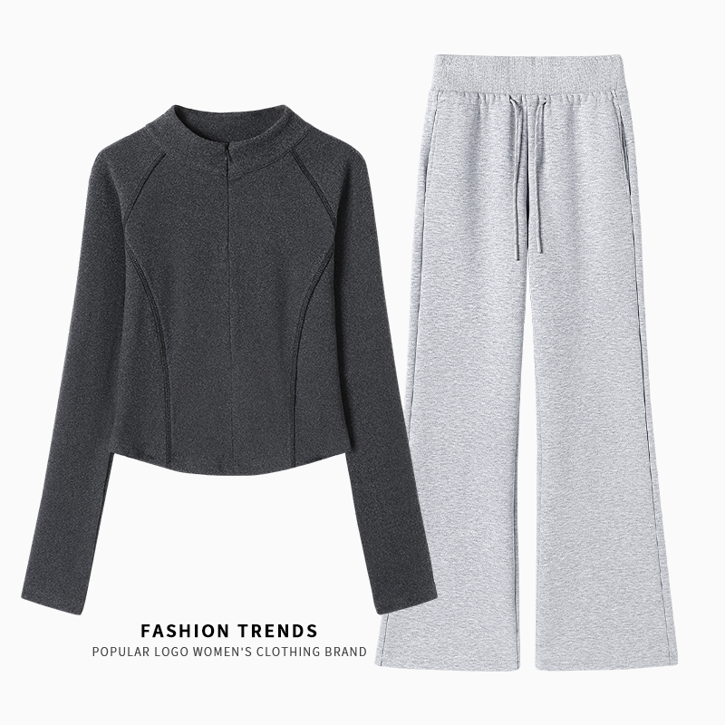 回力运动套装女秋冬季2025新款休闲外套小个子巨好看的早秋一整套 - 图1