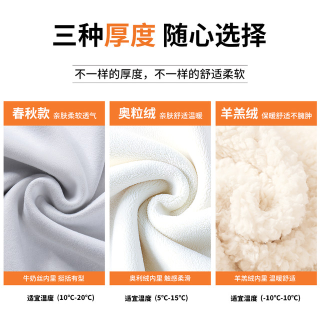 Pull back gray velvet sports pants for women in autumn and winter