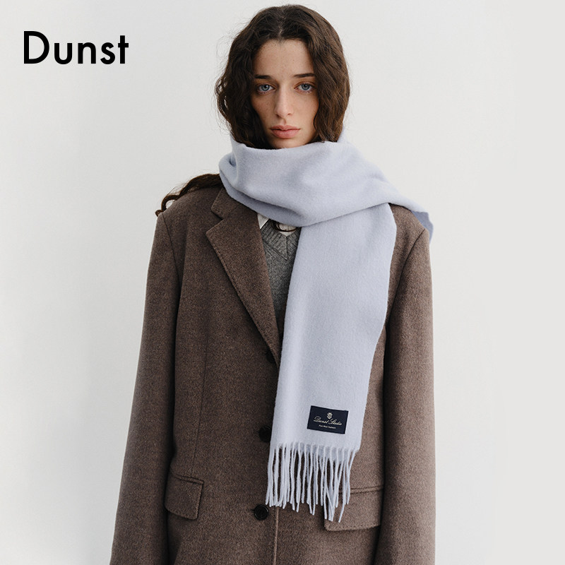 Dunst2025冬季新品围脖男女同款时尚流苏装饰开司米围巾UDMU5F102,淘宝优惠券,粉丝福利购,淘宝优惠卷