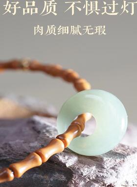 天然橄榄核高含量朱砂手链轻奢小众精致天然和田玉跑环手串男女款