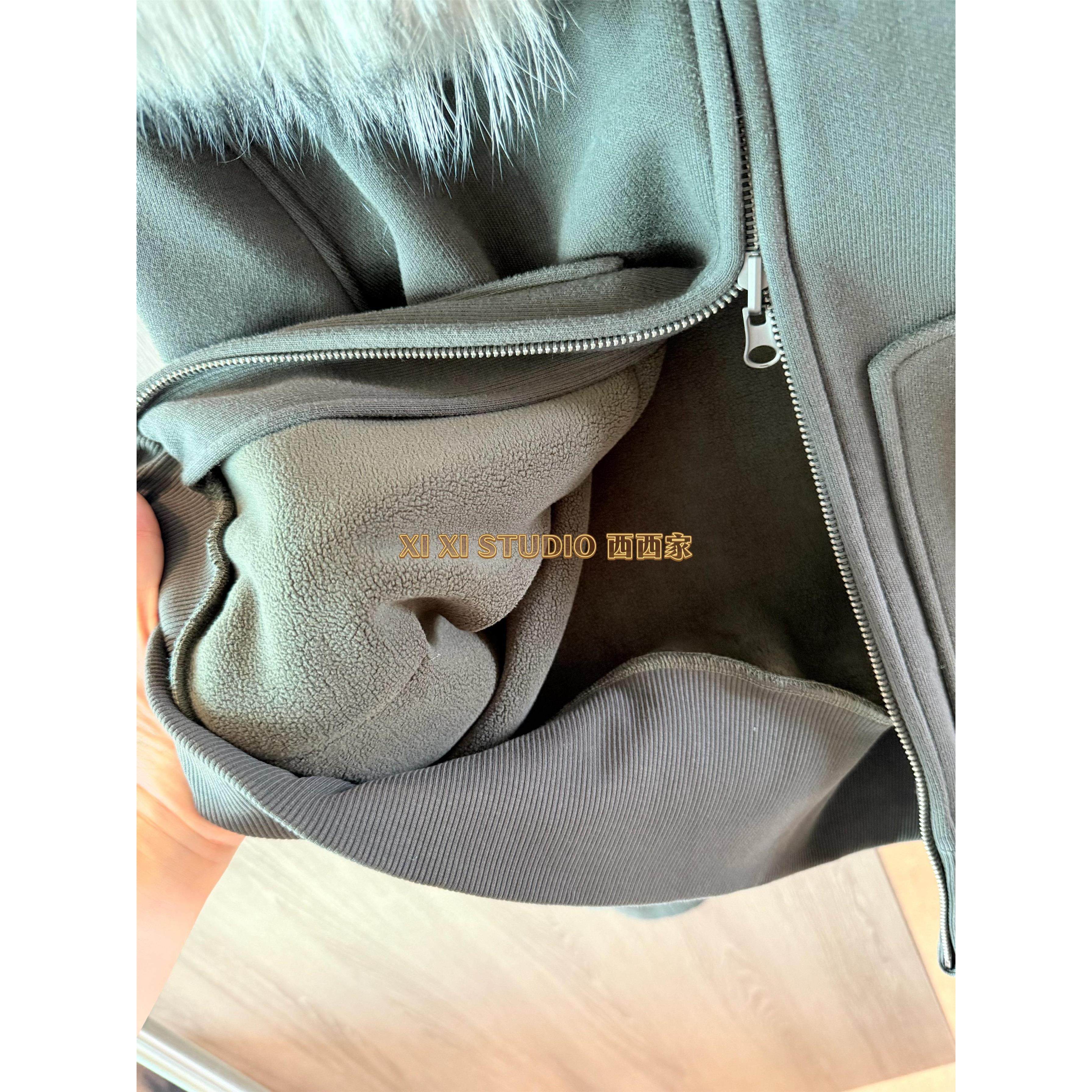 欧货加厚真毛领连帽拉链卫衣外套2025冬宽松百搭显瘦加绒保暖上衣,淘宝优惠券,粉丝福利购,淘宝优惠卷