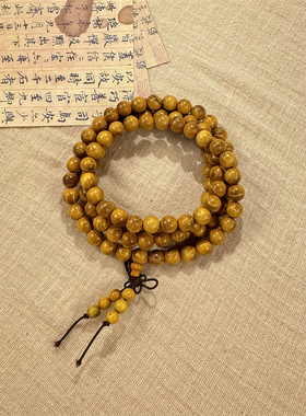 新中式黑檀木多圈手串中国风项链