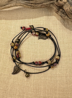 波西米亚陶瓷森系手链腰链