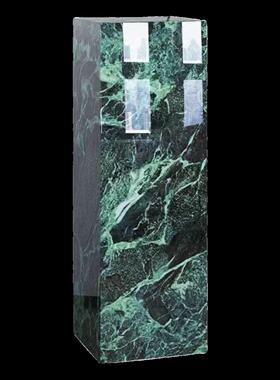 奢石岩板花架沙发边几落地摆件盆栽摆放展示架大理石底座立柱花几