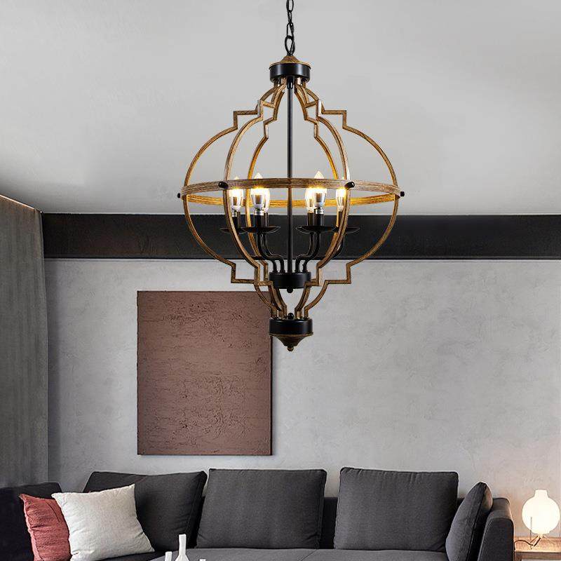 新款直销跨境美式复古工业风吊灯 吧台装饰灯具创意个性卧室餐厅,淘宝优惠券,粉丝福利购,淘宝优惠卷