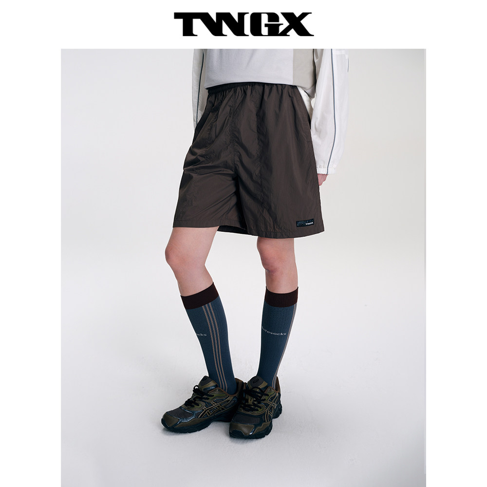 Teenie Weenie小熊男装户外运动简约松紧腰休闲短裤2026年春,淘宝优惠券,粉丝福利购,淘宝优惠卷