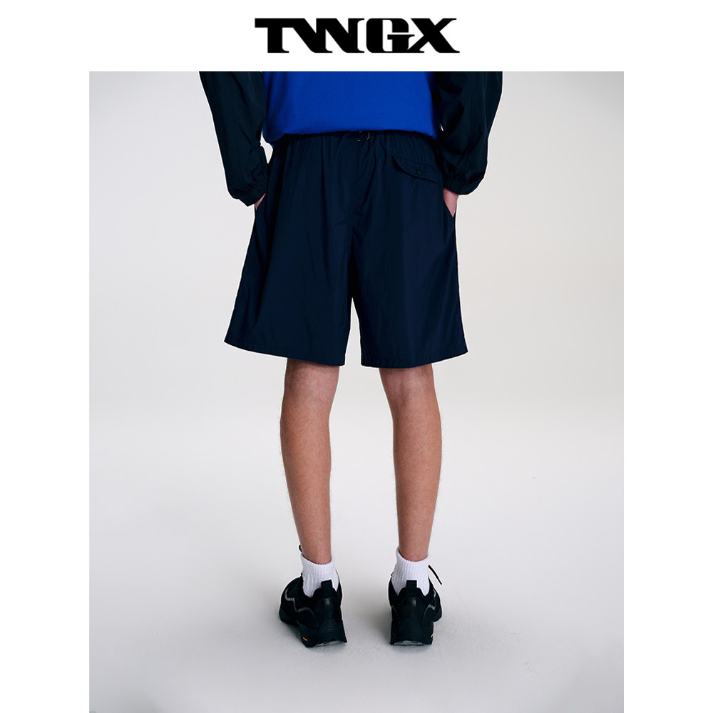 Teenie Weenie小熊男装户外运动简约松紧腰休闲短裤2026年春,淘宝优惠券,粉丝福利购,淘宝优惠卷