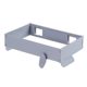 Foldable garbage rack household cabinet door