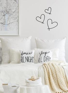 亚马逊款爱心铁艺工艺品love铁艺造型家居卧室墙上装饰品挂件