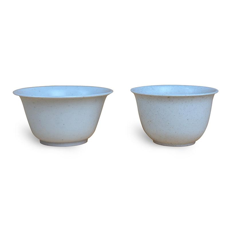 Portable office disposable tea set rice husk cup