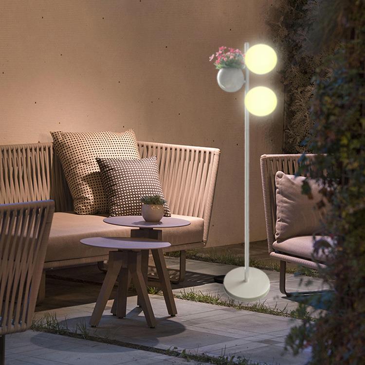 跨境花盆落地灯庭院花园RGB创意装饰摆件户外防水lamp卧室氛围灯 - 图2