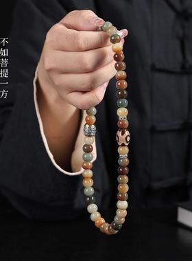 【青墨归烟】敦煌菩提双圈手串女