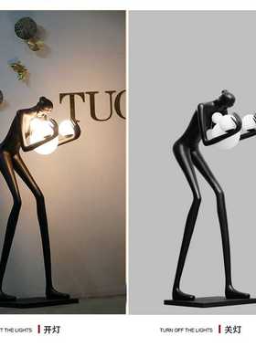 新款直销抽象人物雕塑摆件创意不锈钢球组合壁饰壁挂酒店大堂软装