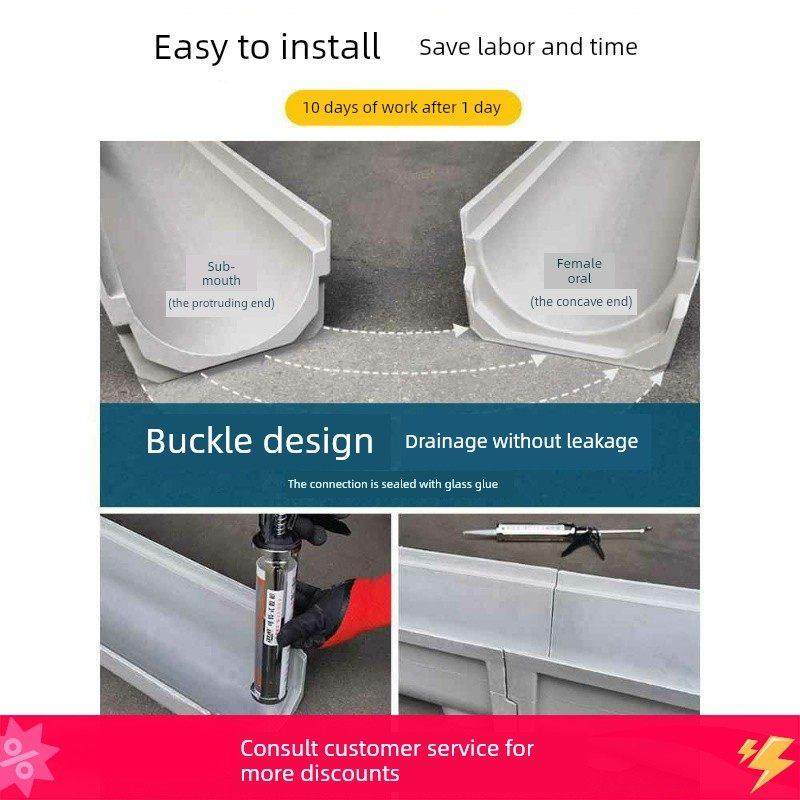 304不锈钢树脂成品排水沟u型槽厨房沟槽庭院沟下水道盖u型,淘宝优惠券,粉丝福利购,淘宝优惠卷