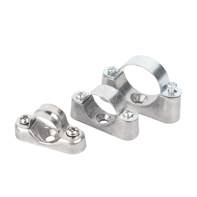 固万基304不锈钢离墙码元宝卡马鞍卡管卡管夹支架固定骑马卡配件 - 图3