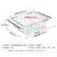 Kitchen sink drain rack 304 stainless steel dishwasher water filter I basket retractable basket leak pool filter storage rack