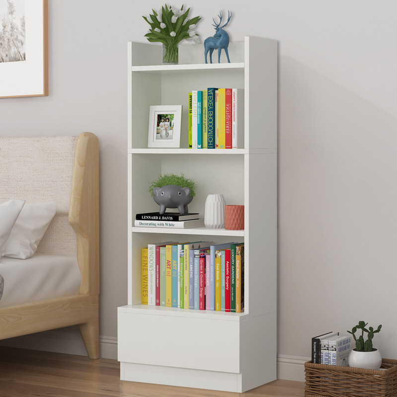 书架落地置物架客厅北欧简约家用小型置物柜子卧室收纳架简易书柜,淘宝优惠券,粉丝福利购,淘宝优惠卷