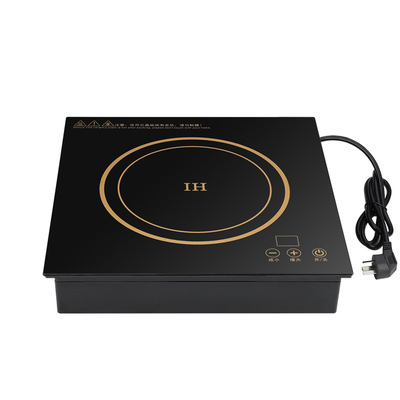 火锅电磁炉方形商用嵌入式线控2200W火锅店饭店酒店专用电池炉 - 图3