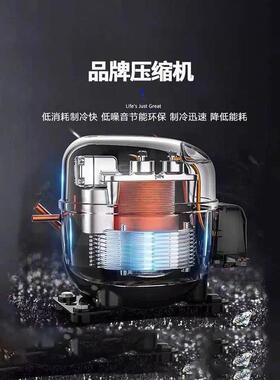 华美新型铜管组合岛柜商用大容量深度制冷制冷展示柜直接制冷冰柜