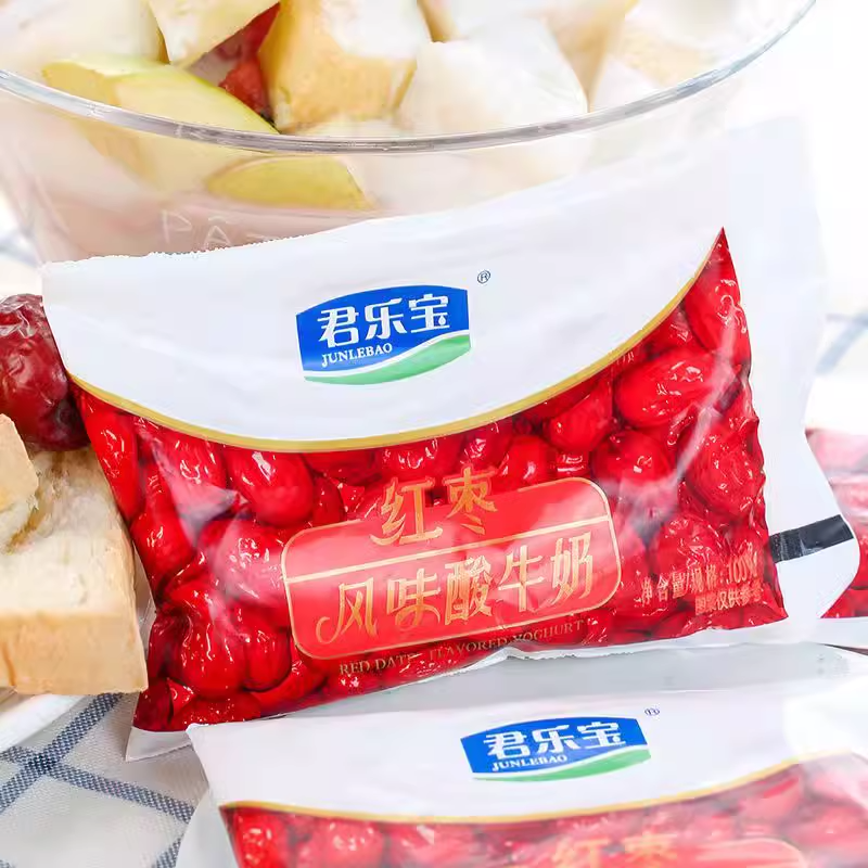 君乐宝红枣风味酸牛奶益生菌发酵乳营养100g*10袋早餐实惠包装,淘宝优惠券,粉丝福利购,淘宝优惠卷