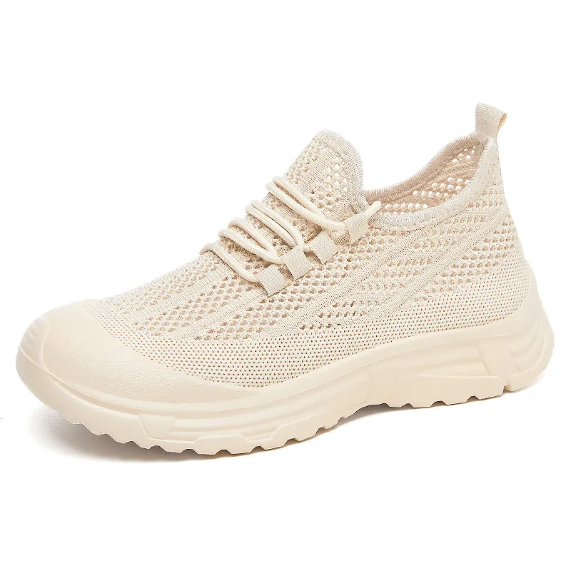 鞋子女鞋百搭夏季新款网面透气休闲鞋运动鞋一脚蹬妈妈鞋,淘宝优惠券,粉丝福利购,淘宝优惠卷