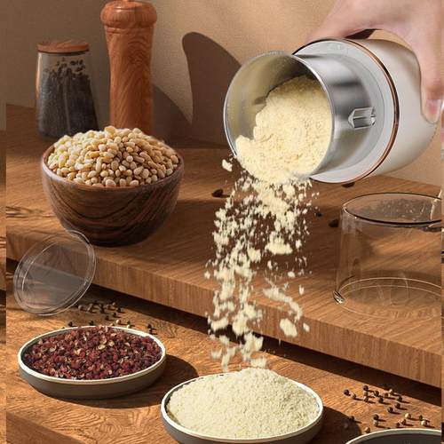 德国五谷杂粮磨粉机家用小型打粉机超细咖啡研磨器电动药材粉碎机 - 图1