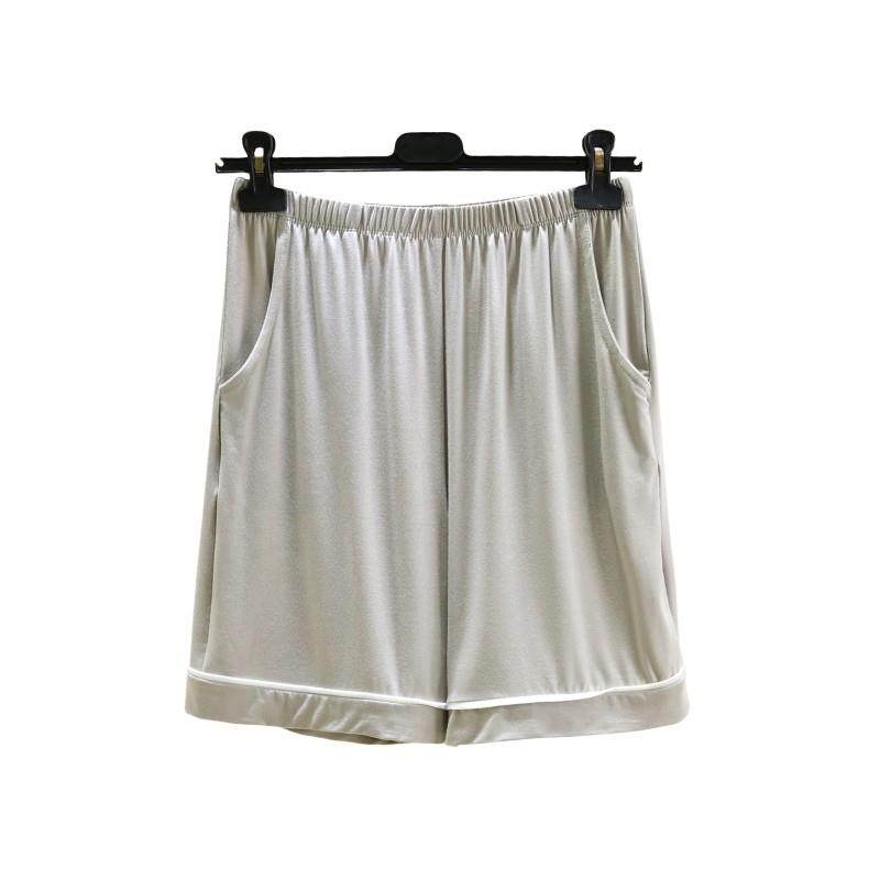 2024莫代尔男士睡裤宽松五分裤家居短裤大码带口袋休闲裤薄款夏季,淘宝优惠券,粉丝福利购,淘宝优惠卷