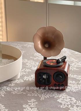 办公室情绪稳定神器八音盒中古摆件高级感音乐盒优雅桌面装饰摆件