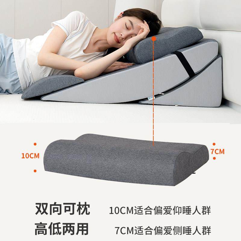 胃食管防反流斜坡床垫老人护理靠垫三角枕半躺倾斜胆汁防反酸枕头,淘宝优惠券,粉丝福利购,淘宝优惠卷