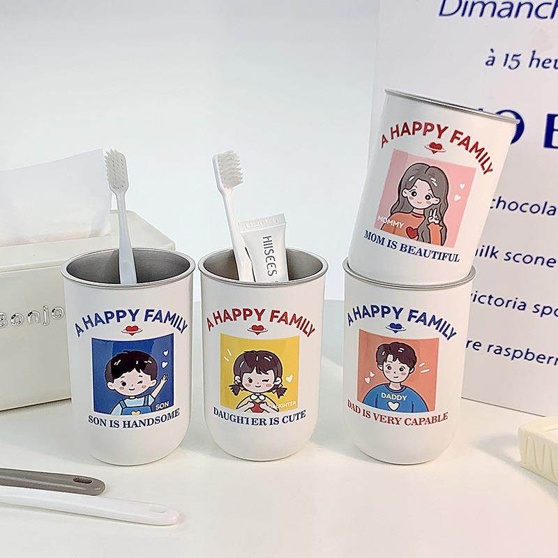 新款直销304不锈钢漱口杯家用牙刷杯洗漱杯高颜值多用途水杯学生,淘宝优惠券,粉丝福利购,淘宝优惠卷